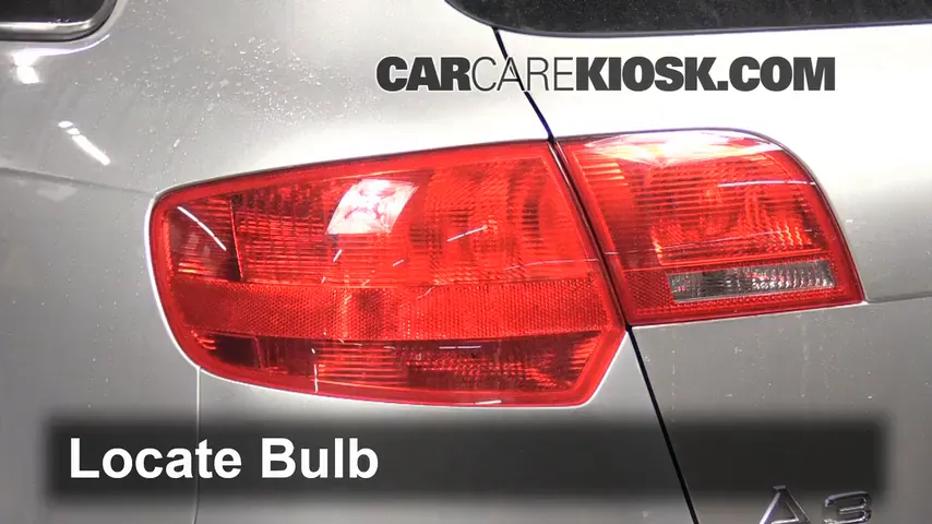 2007 Audi A3 2.0L 4 Cyl. Turbo Lights Turn Signal - Rear (replace bulb)